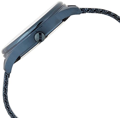 Shop Tommy Hilfiger Damon Quartz Blue Dial Blue Mesh Bracelet Watch for Men - 1791421 in USA