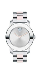 Shop Movado Bold Silver Dial Two Tone Steel Strap Watch for Women - 3600702 in USA
