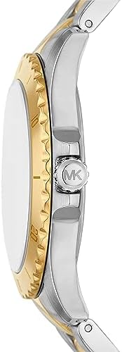 Michael Kors Everest Three Hand Silver Dial Two Tone Steel Strap Watch For Men - MK9141 Buy Now By Michael Kors