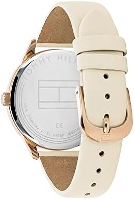 Shop Tommy Hilfiger Brooke Quartz White Dial Cream Leather Strap Watch for Women - 1782022 in USA