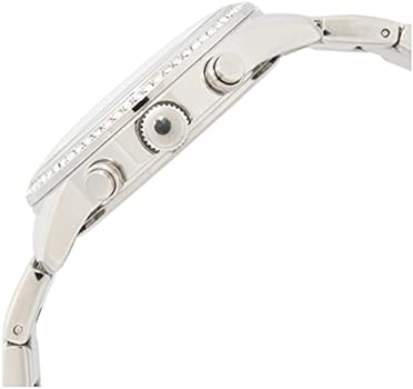 Guess Mini Sunrise Chronograph Quartz Silver Dial Silver Steel Strap Watch For Women - W0623L1 Buy Now By Guess