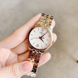 Tissot T Classic Tradition Lady White Dial Rose Gold Steel Strap Watch for Women - T063.210.33.037.00 Buy Now By Tissot
