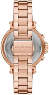 Michael Kors Maren Chronograph Rose Gold Dial Rose Gold Steel Strap Watch for Women - MK7494 Buy Now By Michael Kors