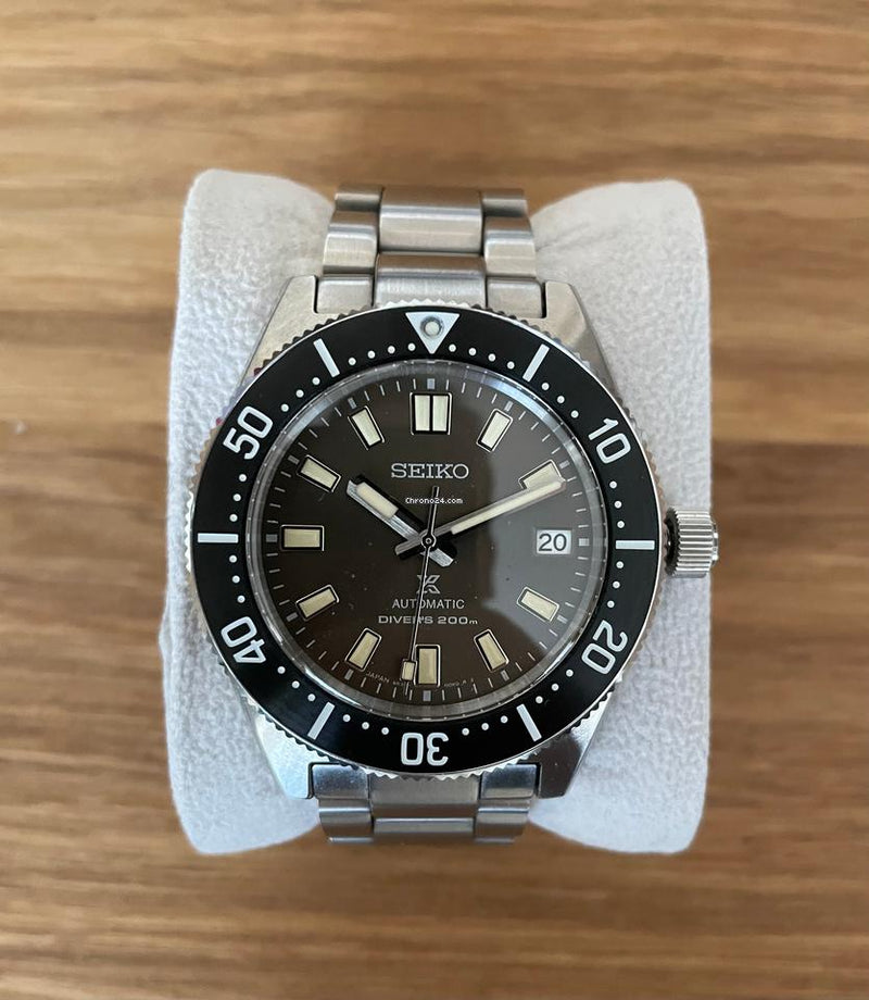 Shop Seiko Prospex 55th Anniversary Edition Brown Dial Silver Steel Strap Watch For Men - SPB145J1 in USA