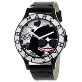 Marc Jacobs White & Black Dial Black Leather Strap Watch for Women - MBM1148 Buy Now By Marc Jacobs