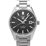 Tag Heuer Carrera Automatic Black Dial Silver Steel Strap Watch for Men - WAR211A.BA0782 Buy Now By Tag Heuer
