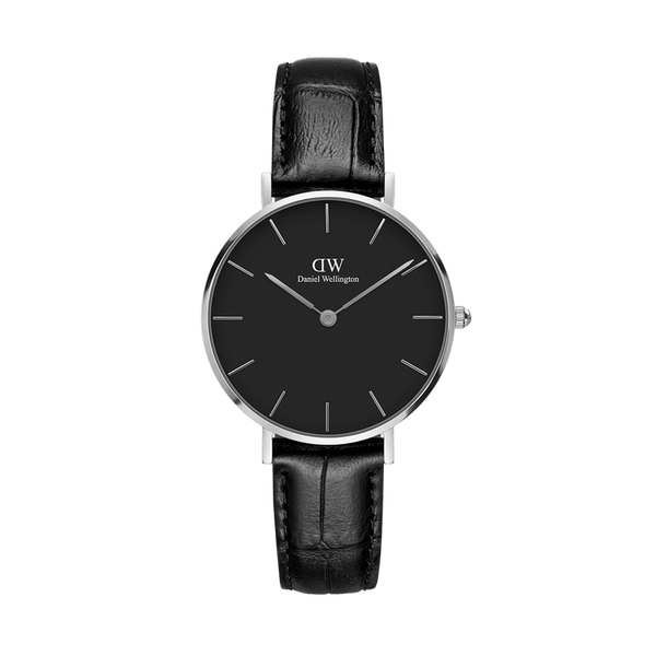 Daniel Wellington Classic Petite Reading Black Dial Black Leather Strap Watch For Women - DW00100235 Buy Now By Daniel Wellington