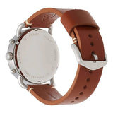 Fossil The Commuter Blue Dial Brown Leather Strap Watch for Men - FS5401 Buy Now By Fossil