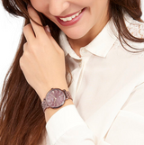 Fossil Jacqueline Brown Dial Brown Steel Strap Watch for Women - ES4100 Buy Now By Fossil