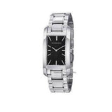 Shop Burberry Heritage Black Dial Silver Steel Strap Watch For Women - BU9401 in USA