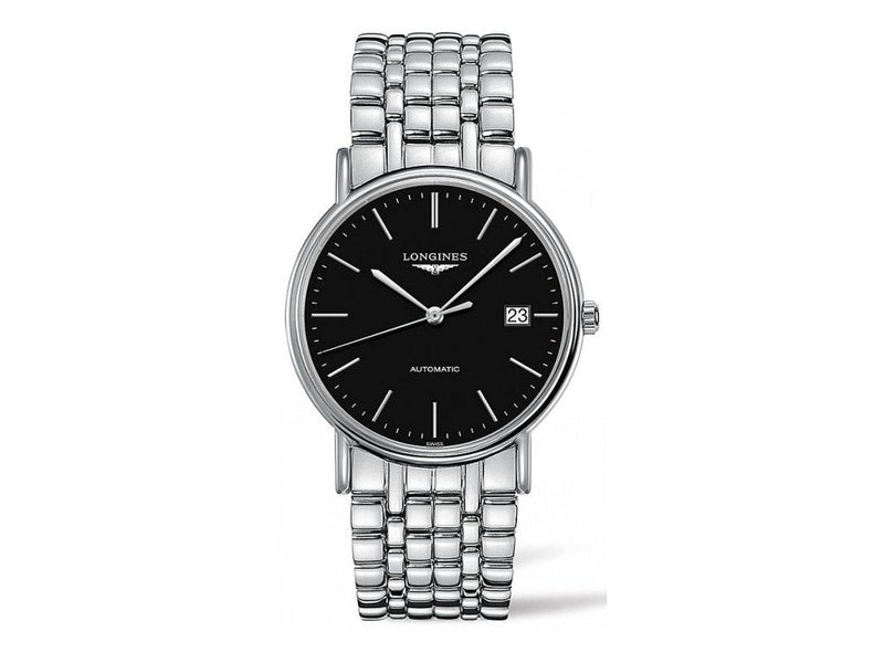 Longines Presence 38.5mm Automatic Stainless Steel Watch for Men - L4.921.4.52.6 Buy Now By Longines