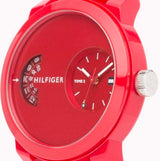 Tommy Hilfiger Denim Red Dial Red Rubber Strap Watch for Men - 1791557 Buy Now By Tommy Hilfiger