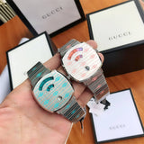Gucci Grip Quartz Silver Dial Silver Steel Strap Watch For Women - YA157438 Buy Now By Gucci