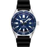 Shop Seiko Prospex Analogue Automatic Diver Blue Dial Black Rubber Strap Watch For Men - SPB053J1 in USA