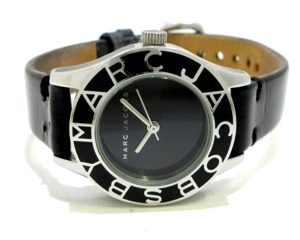 Marc Jacobs Blade Black Dial Black Leather Strap Watch for Women - MBM1082 Buy Now By Marc Jacobs