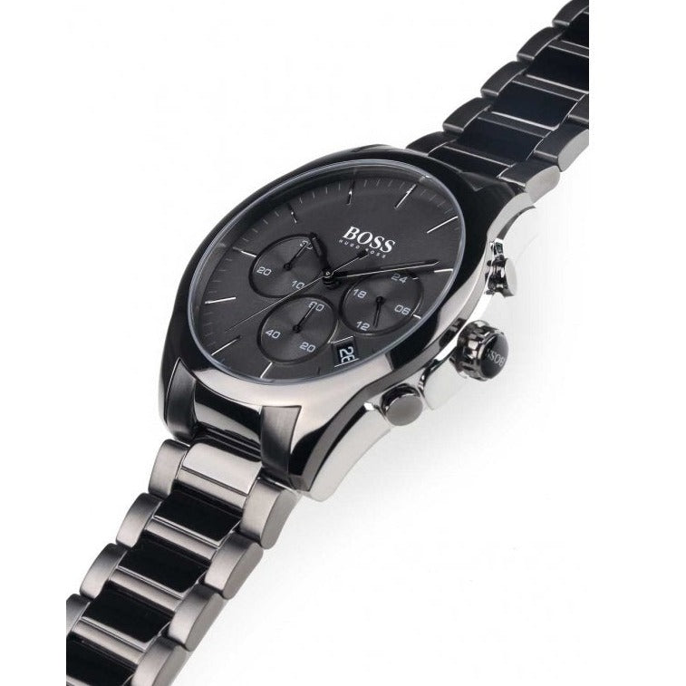 Hugo Boss Classic Grey Dial Grey Steel Strap Watch for Men - 1513364 Buy Now By Hugo Boss