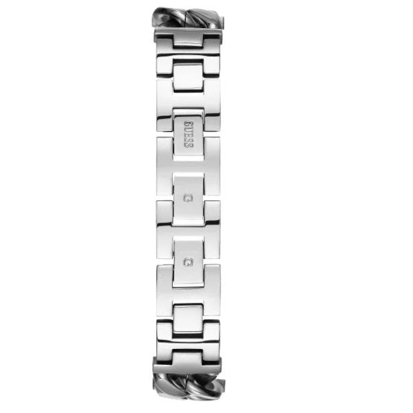 Shop Guess Vanity Silver Dial Silver Steel Strap Watch for Women - W1029L1 in USA