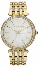 Michael Kors Darci Mother of Pearl Dial Gold Steel Strap Watch for Women - MK3219 Buy Now By Michael Kors