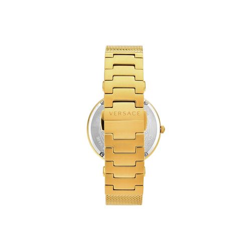 Versace Palazzo Empire Greca White Dial Gold Mesh Bracelet Watch for Women - VEDV00619