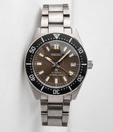 Shop Seiko Prospex 55th Anniversary Edition Brown Dial Silver Steel Strap Watch For Men - SPB145J1 in USA
