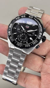 Tag Heuer Formula 1 Chronograph Black Dial Silver Steel Strap Watch for Men - CAZ1010.BA0842 Buy Now By Tag Heuer