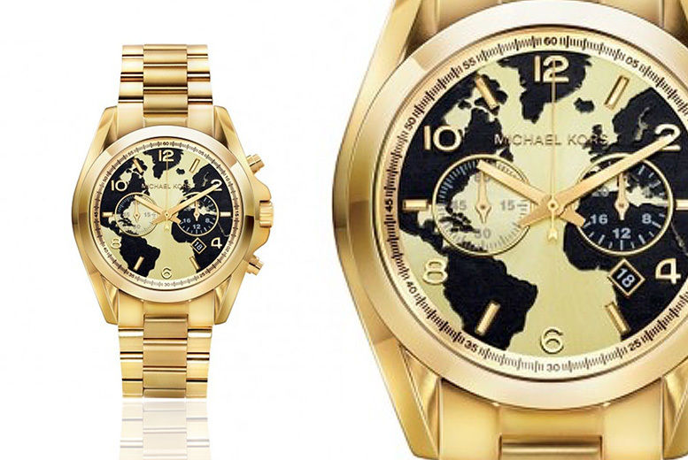 Michael Kors Bradshaw Stop Hunger Black Gold Dial Gold Steel Strap Watch for Women - MK6272 Buy Now By Michael Kors