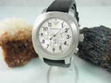 Emporio Armani Sportivo Chronograph Silver Dial Black Leather Strap Watch For Men - AR6054 Buy Now By Emporio Armani