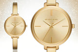 Michael Kors Jaryn Analog Quartz Gold Dial Gold Steel Strap Watch For Women - MK3546 Buy Now By Michael Kors