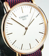 Tissot T Classic Everytime Medium White Dial Two Tone NATO Strap Watch for Men - T109.410.38.031.00 Buy Now By Tissot