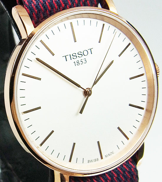Tissot T Classic Everytime Medium White Dial Two Tone NATO Strap Watch for Men - T109.410.38.031.00 Buy Now By Tissot