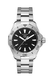 Tag Heuer Aquaracer Professional 200 Date Black Dial Silver Steel Strap Watch for Men - CBP1110.BA0627 Buy Now By Tag Heuer