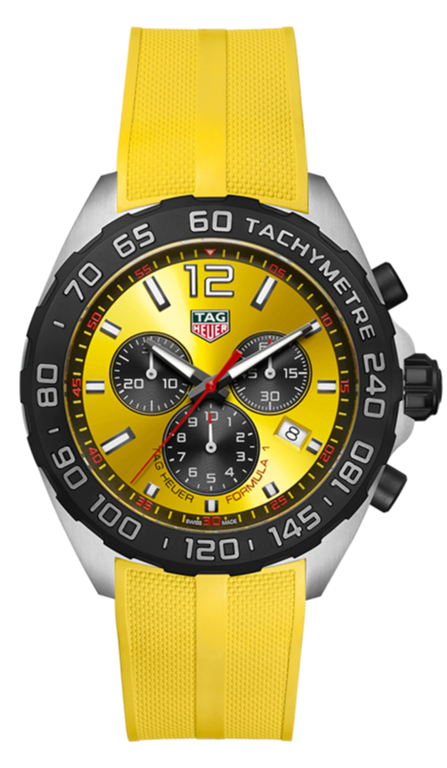 Shop Tag Heuer Formula 1 Yellow Dial Watch for Men - CAZ101AM.FT8054 in USA