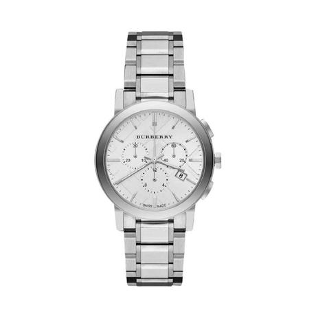 Burberry The City White Dial Silver Steel Strap Watch for Men - BU9750 Buy Now By Burberry