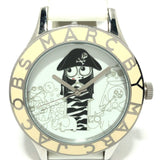 Marc Jacobs Miss Marc Pirate White Dial White Leather Strap Watch for Women - MBM1146 Buy Now By Marc Jacobs