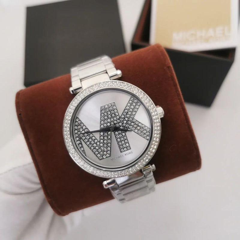 Michael Kors Parker Quartz Silver Dial Silver Steel Strap Watch For Women - MK6658 Buy Now By Michael Kors