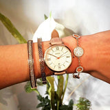 Fossil Jacqueline White Dial Brown Leather Strap Watch for Women - ES3487 Buy Now By Fossil