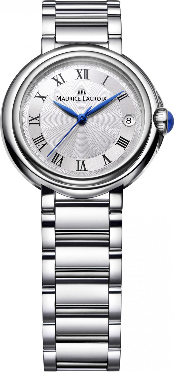 Shop Maurice Lacroix Fiaba Silver Dial Silver Steel Strap Watch for Women - FA1004-SS002-110-1 in USA
