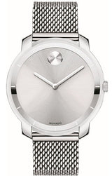 Movado Bold Silver Dial Silver Mesh Bracelet Watch For Women - 3600241 Buy Now By Movado