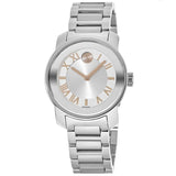 Shop Movado Bold Silver Dial Silver Steel Strap Watch for Women - 3600244 in USA