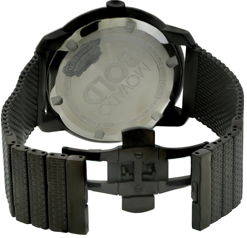 Shop Movado Bold Black Dial Black Mesh Bracelet Watch For Men - 3600261 in USA