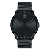 Shop Movado Bold Black Dial Black Mesh Bracelet Watch For Men - 3600261 in USA