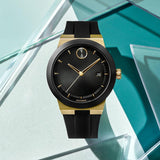 Movado Bold Black Dial Black Rubber Strap Watch for Men - 3600623 Buy Now By Movado