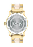 Movado Bold Beige Dial Two Tone Steel Strap Watch For Women - 3600640