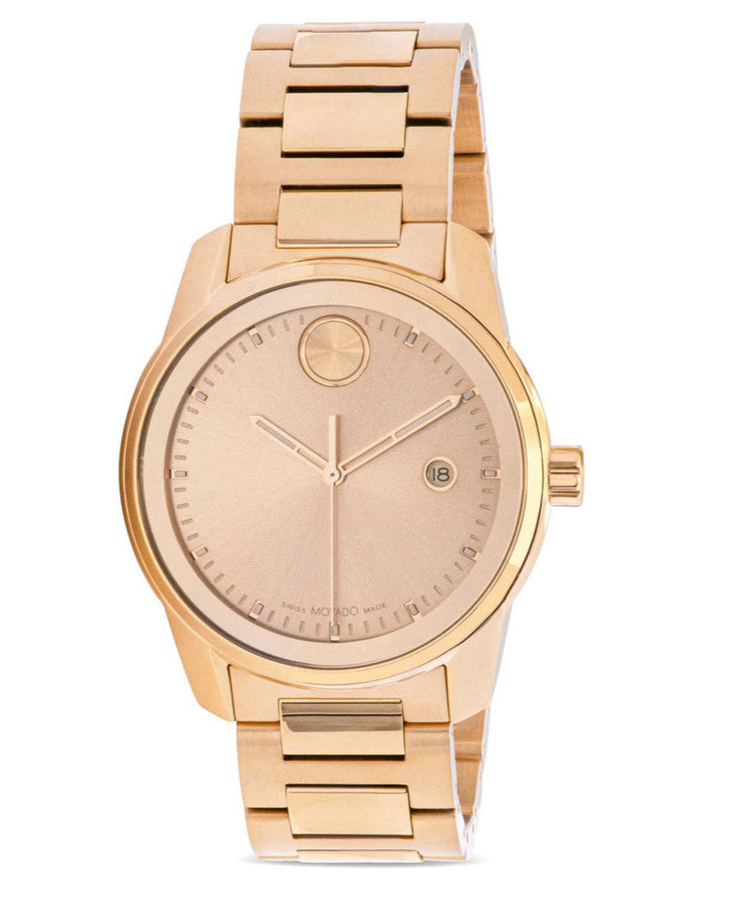 Movado Bold Verso Gold Dial Gold Steel Strap Watch for Men - 3600861 Buy Now By Movado
