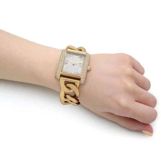 Michael Kors Emery Three Hand Silver Dial Gold Steel Strap Watch For Women - Mk7300 Buy Now By Michael Kors