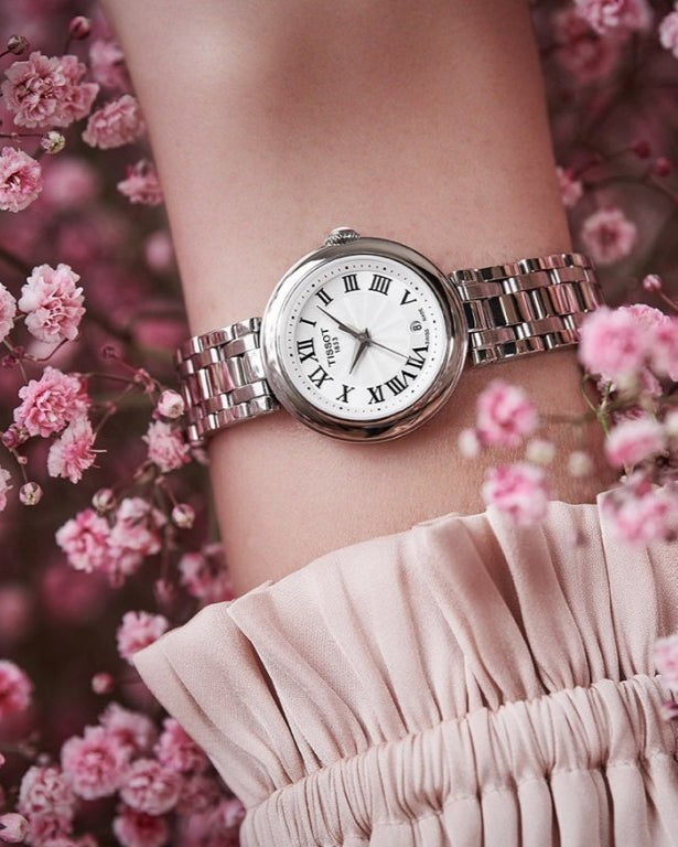 Tissot Bellissima Small Lady Silver Dial Silver Steel Strap Watch For Women - T126.010.11.013.00 Buy Now By Tissot