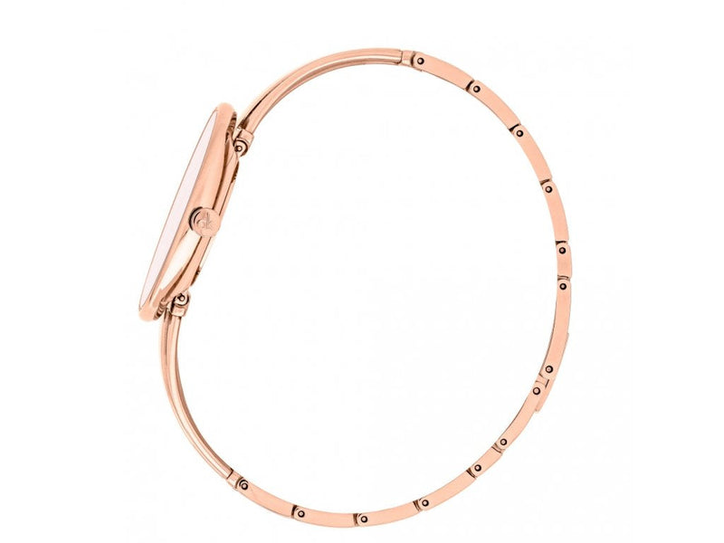 Calvin Klein Drift White Dial Rose Gold Steel Strap Watch for Women - K6S2N616 Buy Now By Calvin Klein