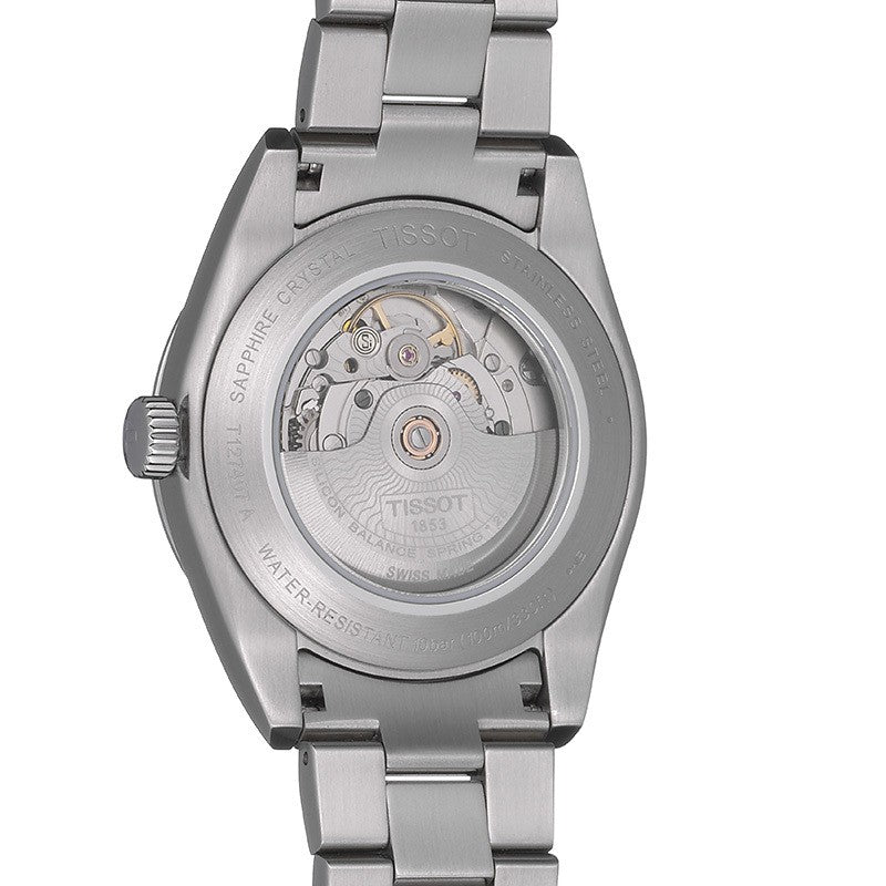 Tissot Gentleman Powermatic 80 Silicium Silver Dial Silver Steel Strap Watch For Men - T127.407.11.031.00 Buy Now By Tissot