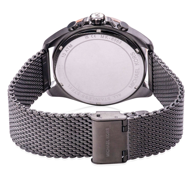 Michael Kors Brecken Chronograph Grey Dial Silver Mesh Strap Watch For Men - MK8868 Buy Now By Michael Kors