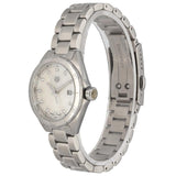 Shop Tag Heuer Formula 1 Diamonds Mother Of Pearl White Dial Silver Steel Strap Watch for Women - WBJ1419.BA0664 in USA